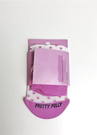 Капроновые носки pretty polly pink spot3 фото