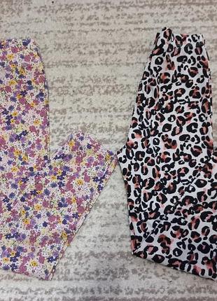 Набір принтованих укорочених лосин