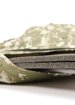 Тактичний поджопник сидушка каремат для сидіння одинарний 37х30 см каремат тактичний килимок військовий3 фото