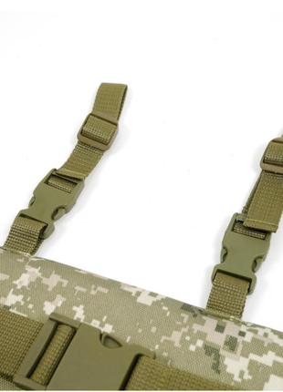 Тактичний поджопник сидушка каремат для сидіння одинарний 37х30 см каремат тактичний килимок військовий8 фото