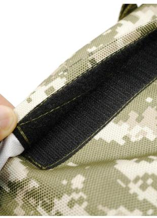 Тактичний поджопник сидушка каремат для сидіння одинарний 37х30 см каремат тактичний килимок військовий5 фото