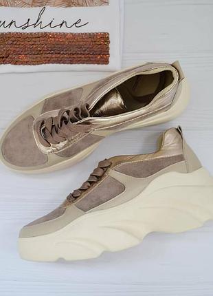 Кросівки натуральна шкіра та замша