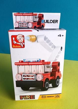 Конструктор пожежні машини sluban для малюків