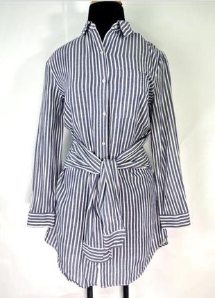Сукня-сорочка міні з оригінальним поясом від bershka