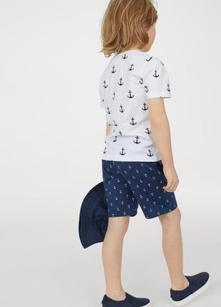 Стильные шорты h&m от 7 до 10 лет 4