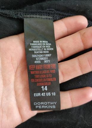 Чорна 100% котонова  кофта  dorothy perkins  з вишивкою5 фото