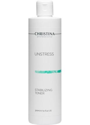 Стабилизирующий тоник christina unstress stabilizing toner 300 мл