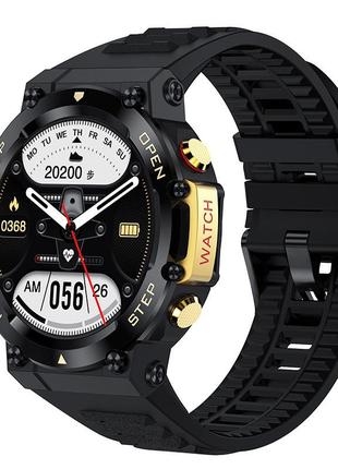 Розумний смарт годинник modfit titan black-gold чорний золотий