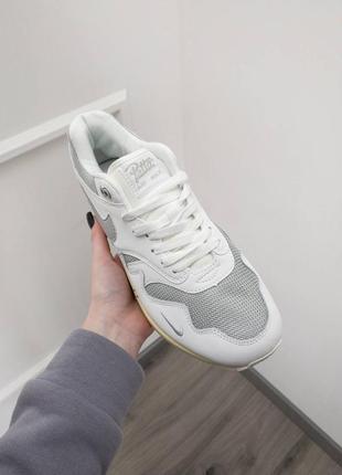 Женские кожаные весенние кроссовки nike air max x patta.9 фото