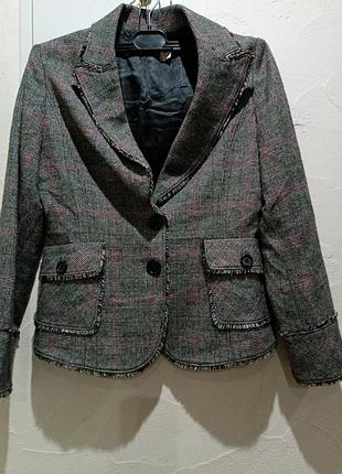 Женский шерстяной пиджак