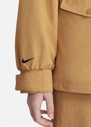 Куртка гірчична жовта nike w nsw tch pck jkt m655 фото