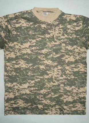 Футболка  милитари  камуфляж us digital пиксель cotton (xl)