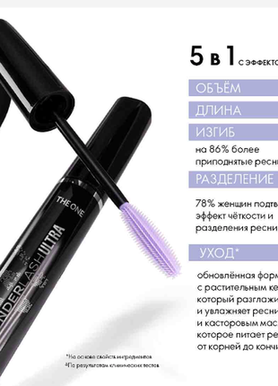 Тушь 5в1 5 в 1 wonder lash ultra hd пять в одном ультра орифлейм оріфлейм oriflame 431231 фото