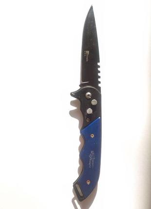 Нож выкидной синяя пантера1 фото