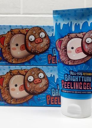 Пилинг-скатка для тусклой кожи milky piggy hell pore vitamin brightturn peeling gel1 фото