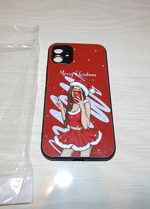 Чехол для iphone xs max tpu+glass