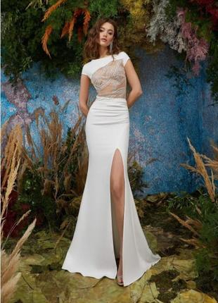 Розкішна весільна сукня від олі мак3 фото