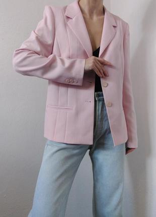 Винтажный пиджак разовой жакет винтаж блейзер разной винтажный жакет розовый10 фото