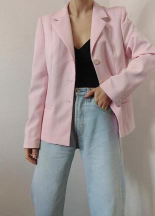Винтажный пиджак разовой жакет винтаж блейзер разной винтажный жакет розовый4 фото