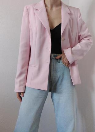 Винтажный пиджак разовой жакет винтаж блейзер разной винтажный жакет розовый2 фото