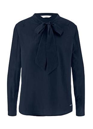Шелковая блуза рубашка s, 38 евро( наш 44) тсм tchibo.2 фото