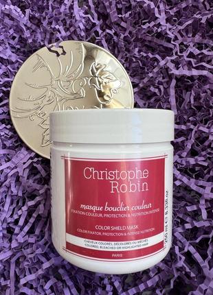 Маска для фарбованого волосся christophe robin color shield hair mask1 фото