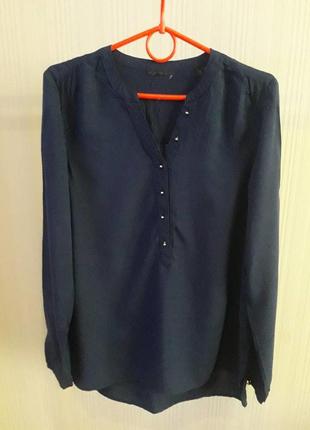Красивая удлиненная блузка от тchibo р. евро-36, укр-42-443 фото