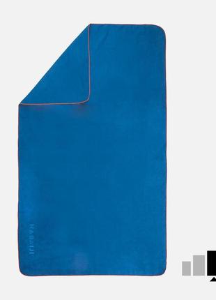 Рушник з мікрофібри, розмір l, 80 x 130 см - синій