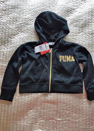 Кофта світшот puma на дівчинку оригінал 4 роки