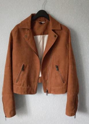 Куртка косуха  замша