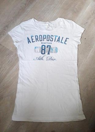 Біла футболка aeropostale