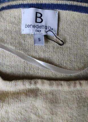 Свитер шерсть и кашемир. benedetta b. италия. свитер италия. джемпер кашемир. свитер кашемир.