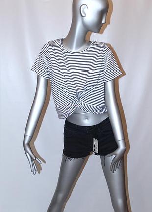 Короткая футболка в полоску от primark