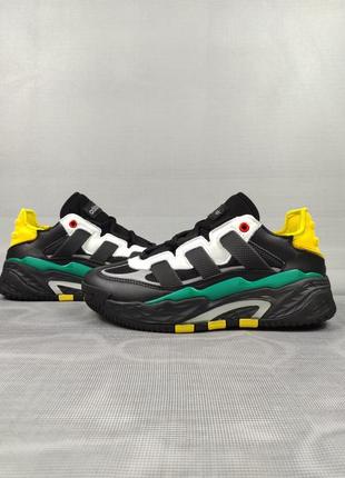 Adidas niteball black&amp;yellow1 фото