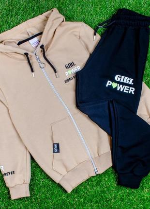 Спортивний костюм-двійка на дівчинку шикарної якості 
туреччина