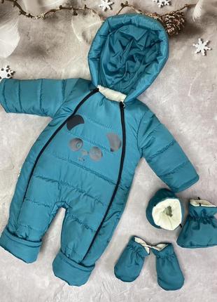 Красивый демисезонный комбинезон1 фото