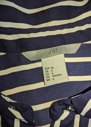 Сорочка полоска h&m3 фото