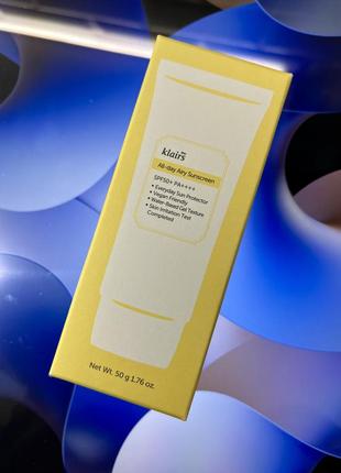 Сонцезахисний крем dear, klairs all-day airy sunscreen spf50+ pa++++