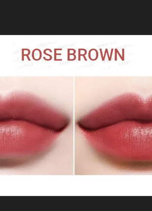 Macqueen new york baked velvet tint бархатный матовый тинт rose brown