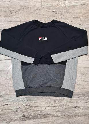 Толстовка fila vintage 90's spell out chest logo8 фото