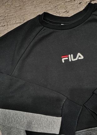 Толстовка fila vintage 90's spell out chest logo6 фото