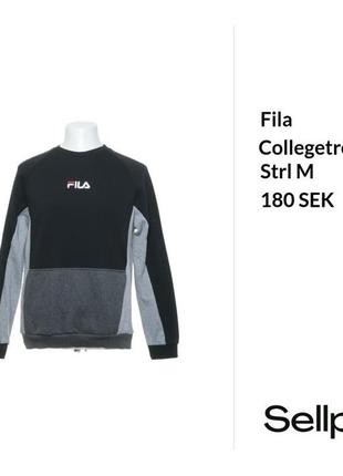 Толстовка fila vintage 90's spell out chest logo9 фото