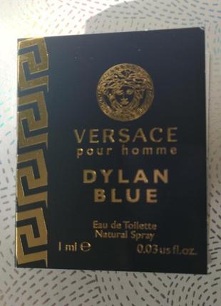 Versace dylan blue pour homme мужская туалетная вода, 1 мл1 фото