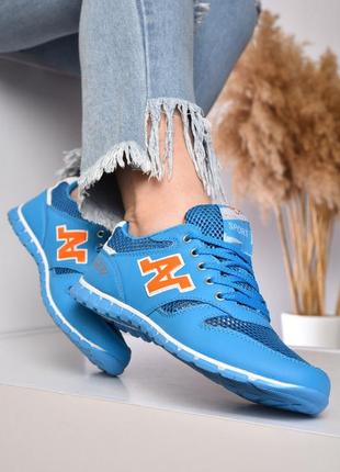 Кросівки жіночі блакитні bonote