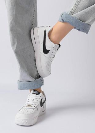 🔥жіночі кросівки nike air force 1 07 lv8 utility new white black1 фото