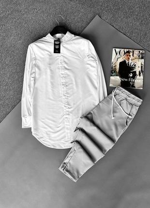 Діловий костюм | сорочка + штани5 фото