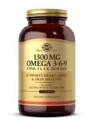 Омега 3-6-9 1300мг solgar