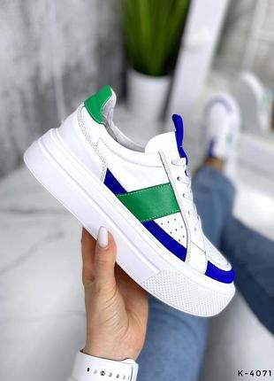 Натуральні кроссівки - leon, мультиколор, натуральна шкіра/замша