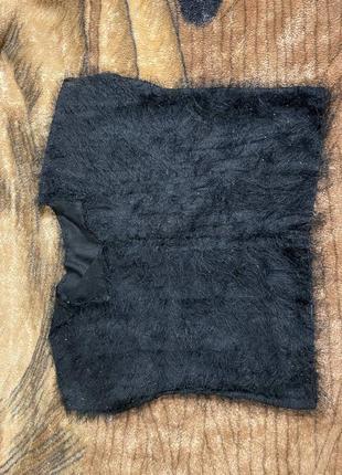 Нарядная женская кофта/блуза/кроп топ с коротким рукавом2 фото
