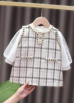 Костюмчик для дівчаток сарафан із кофтинкою